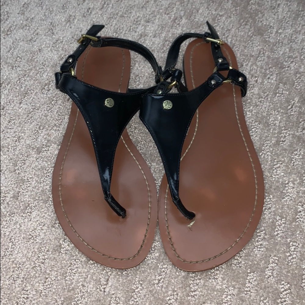 Ralph Lauren Black Sandals